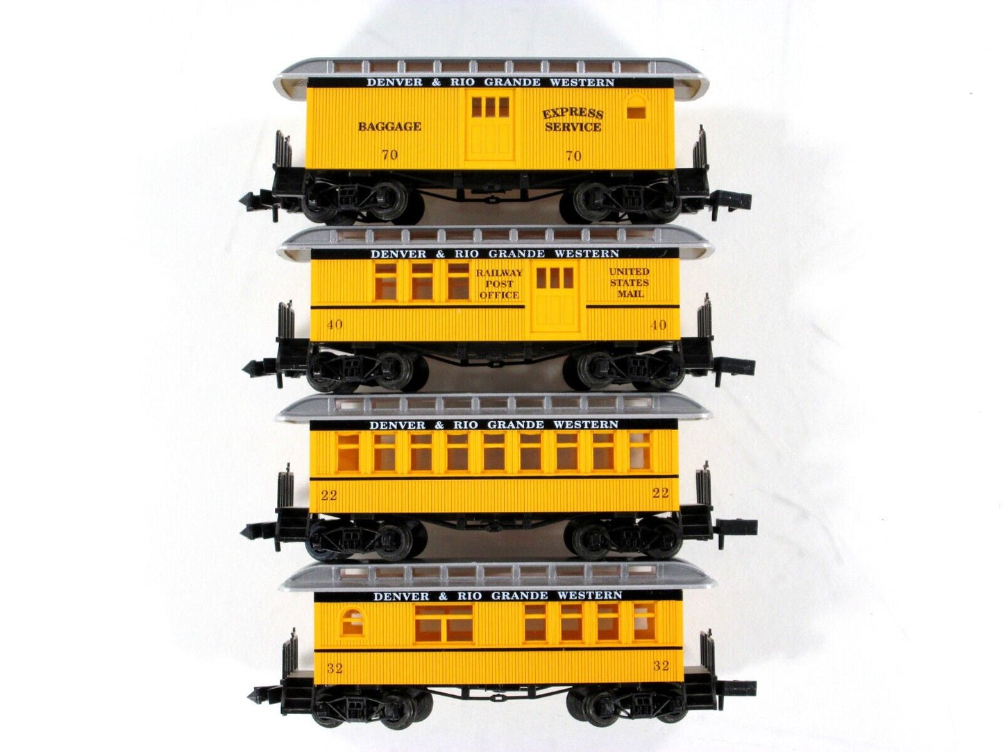 N Scale ***DENVER RIO GRANDE WESTERN SILVERTON*** Overton Set - Roundhouse 89444