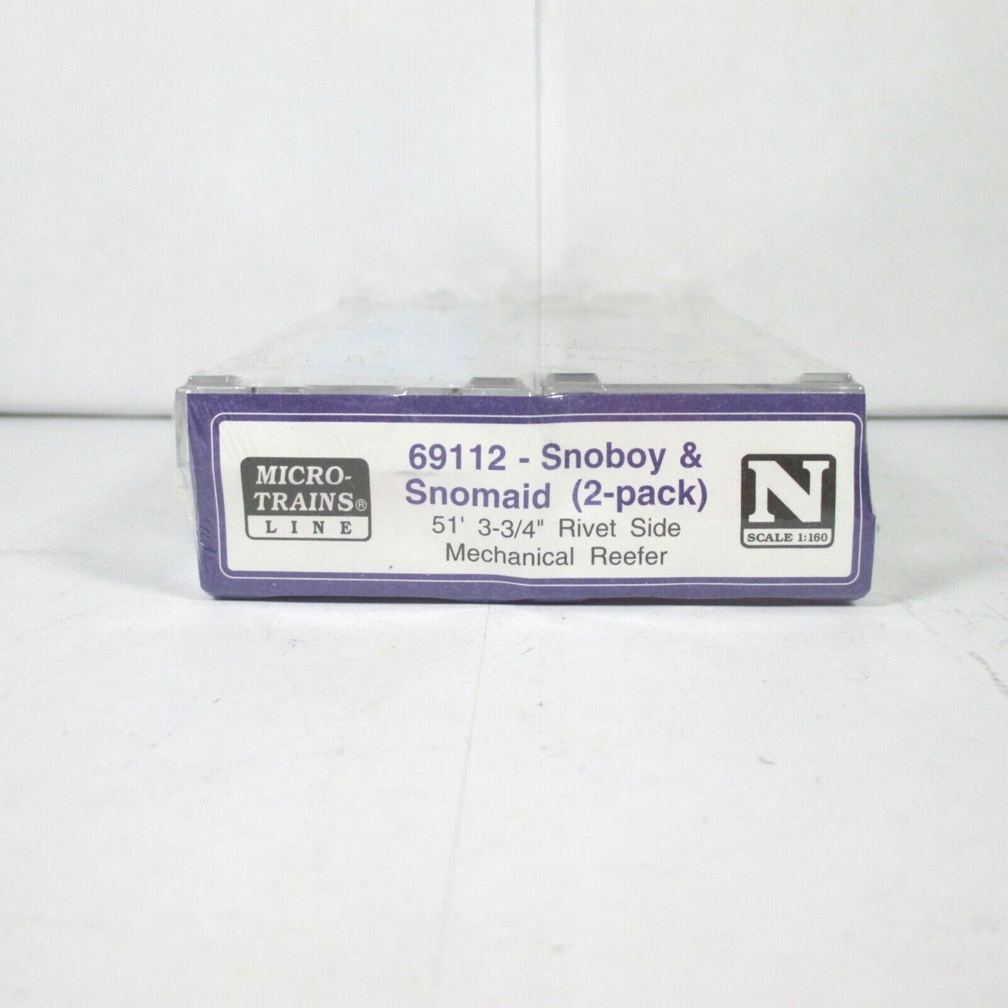 N Scale PACIFIC FRUIT ***SNOBOY, SNOMAID*** 51' Reefer Pack - Micro Trains 69112