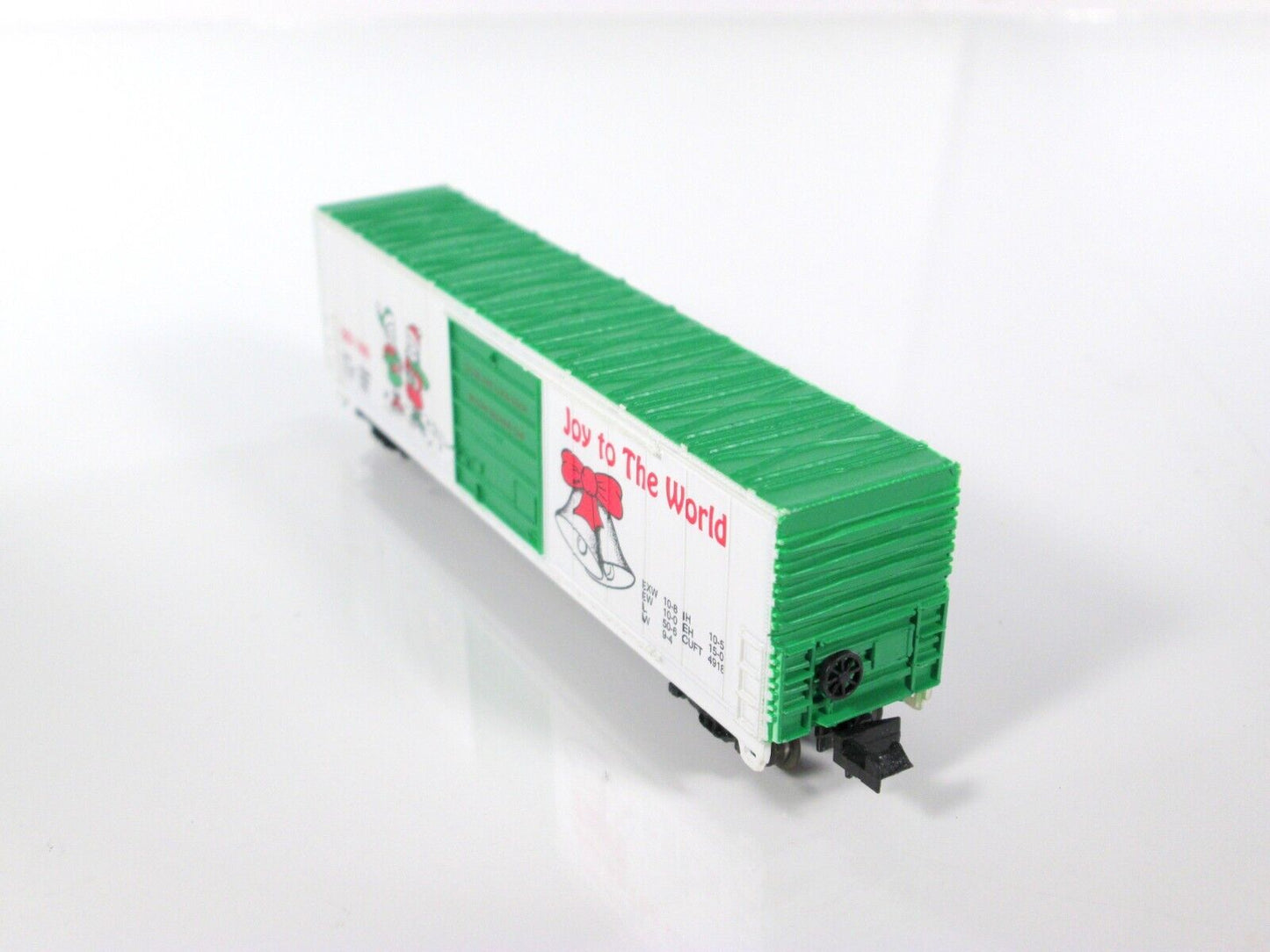 N Scale ****JOY to the WORLD**** CHRISTMAS 50' Box Car -- 1995 --- Bev-Bel 10057