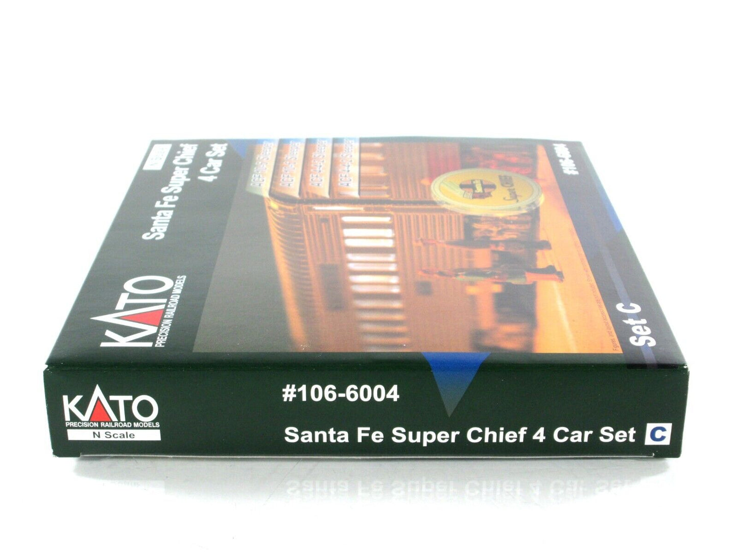 N Scale ***SANTA FE SUPER CHIEF*** Lightweight Passenger Set C --- Kato 106-6004