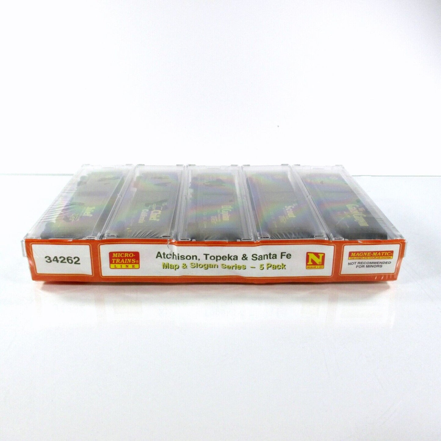 N Scale ***SANTA FE*** Map & Slogan Series 50' Box Car Set -- Micro Trains 34262