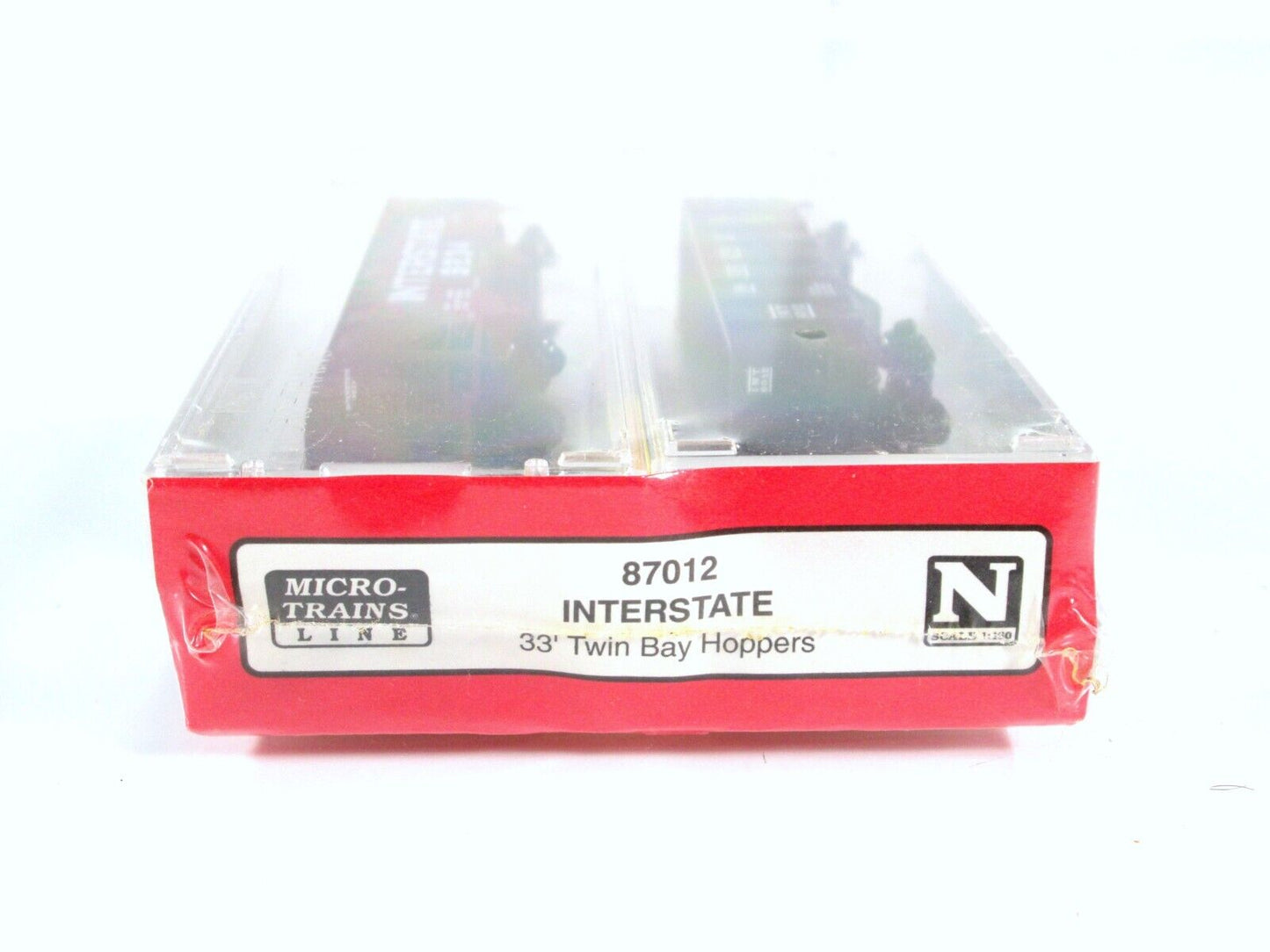 N Scale ***INTERSTATE*** Coal Hopper 2-Pack --- Micro Trains 87012 (NS Heritage)