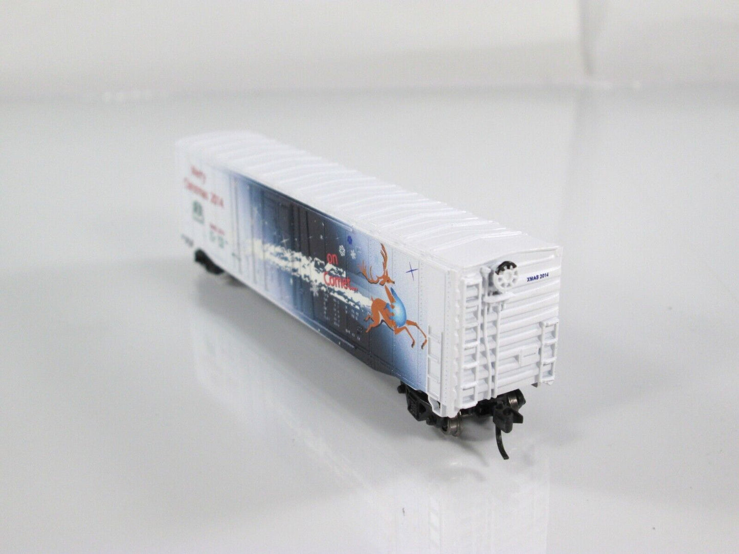N Scale ***On COMET*** Reindeer Christmas Box Car 2014 - Con-Cor 02014N ****RARE
