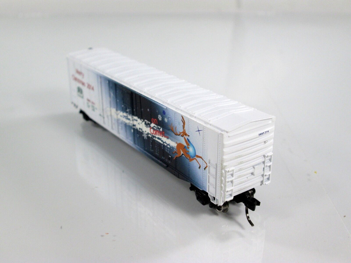 N Scale ***On COMET*** Reindeer Christmas Box Car 2014 - Con-Cor 02014N ****RARE