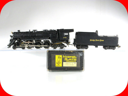 HO Scale BRASS **NICKEL PLATE ROAD**  L-1a  4-6-4 Locomotive NKP 172 -Needs Work
