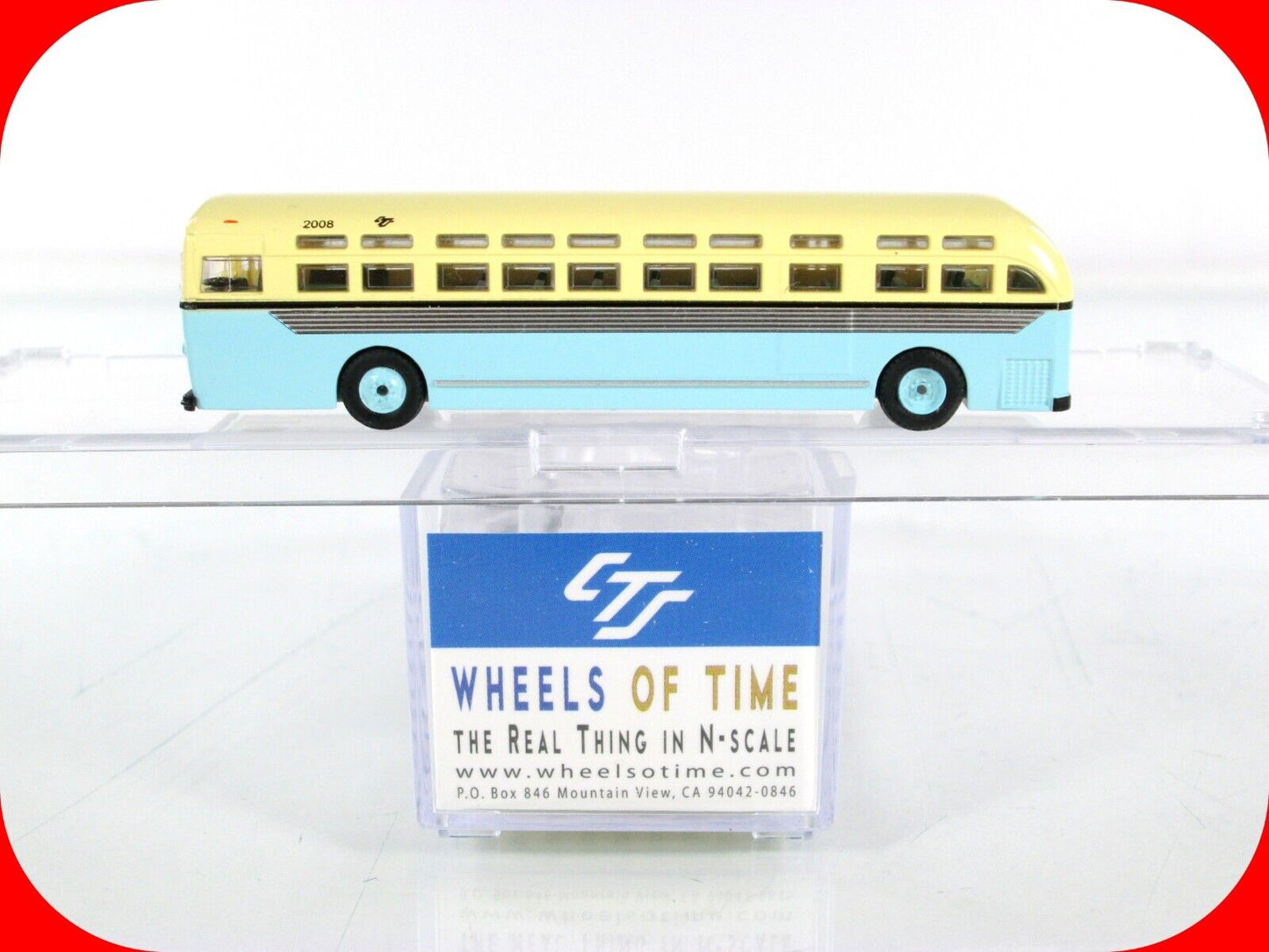 N Scale ***CLEVELAND TRANSIT SYSTEM*** Motor Coach #2008 - WHEELS of TIME 90693