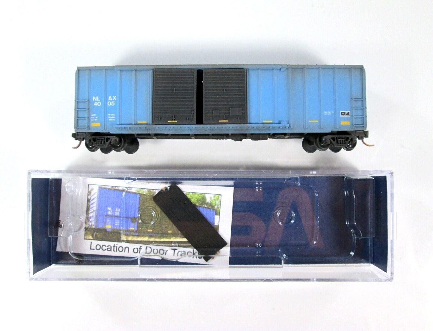 N Scale ***NASA*** Weathered MoW 50' Box Car, NLAX 4005 -- Micro Trains 03000300