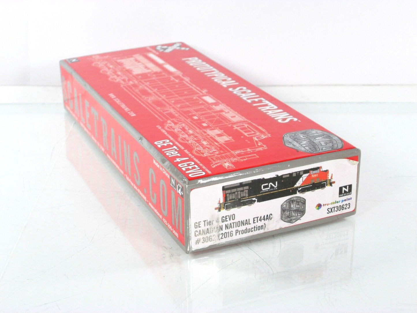 N Scale **CANADIAN NATIONAL** GEVO ET44AC #3062 -- ScaleTrains SXT30623, DCC Rdy