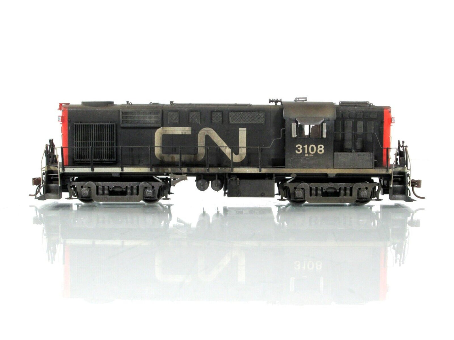 HO Scale *CANADIAN NATIONAL* Weathered RS-18 #3108 -Rapido Trains 32009, DCC Rdy