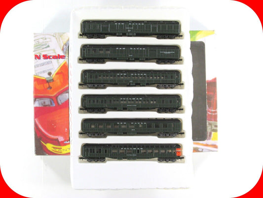 N Scale ***NEW HAVEN*** Heavyweight Passenger Car 6-Pack Set 2 - Con-Cor 5700241