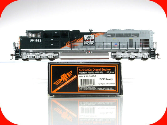 HO Scale **WESTERN PACIFIC** SD70ACe, Heritage UP 1983 - MTH 80-2008-1, DCC Rdy