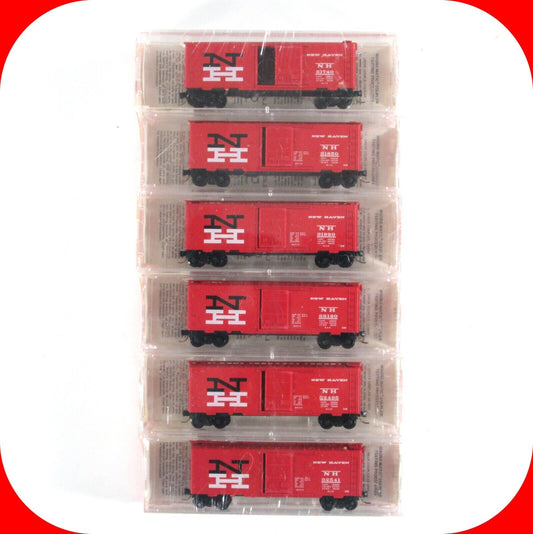 N Scale **NEW HAVEN** 40' Box Car 6-Pack Set -- Kadee Micro Trains 20832 **RARE*