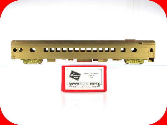 HO Scale BRASS *Milwaukee Road Lightweight Coach*  MILW 656 - Palace Car Company