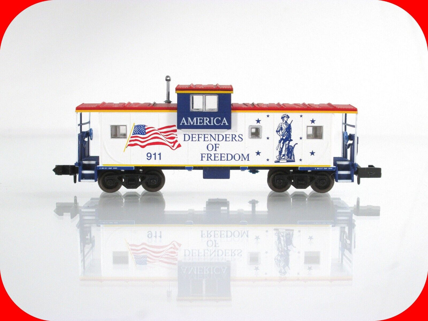 N Scale **911 DEFENDERS of FREEDOM** USA Spirit of America Caboose - Atlas 30461