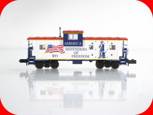 N Scale **911 DEFENDERS of FREEDOM** USA Spirit of America Caboose - Atlas 30461