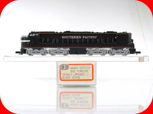 N Scale *SOUTHERN PACIFIC* Black Widow Gas Turbine Electric Locomotive - Con-Cor