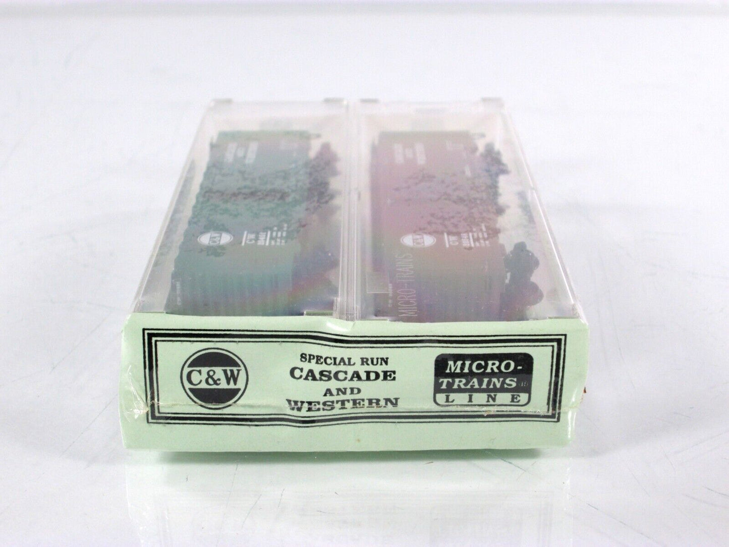 N Scale ***CASCADE & WESTERN*** Box Car Set #20451, 20548 - Micro Trains Special