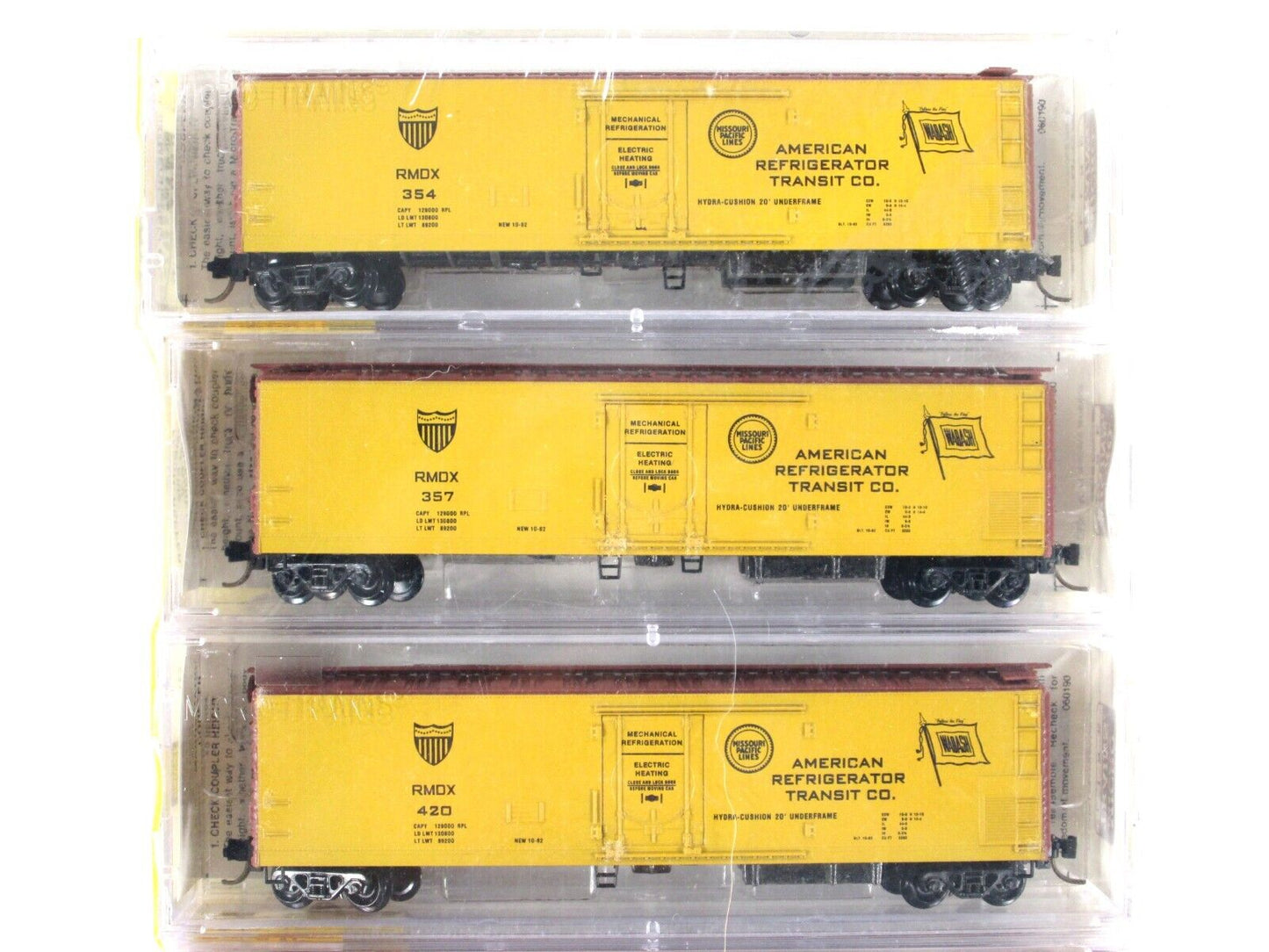 N Scale **AMERICAN REFRIGERATOR TRANSPORT** 6-Pack #2 - Micro Trains 69052 *RARE