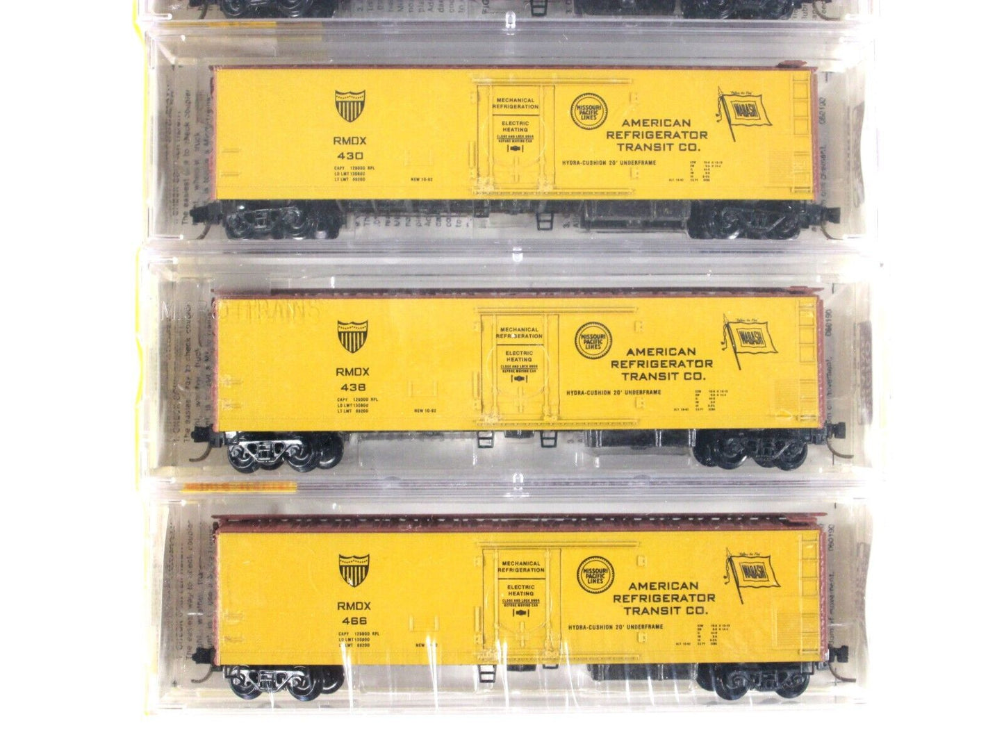 N Scale **AMERICAN REFRIGERATOR TRANSPORT** 6-Pack #2 - Micro Trains 69052 *RARE