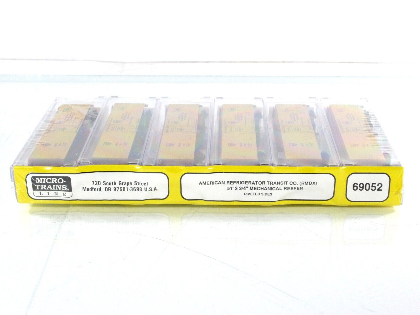 N Scale **AMERICAN REFRIGERATOR TRANSPORT** 6-Pack #2 - Micro Trains 69052 *RARE