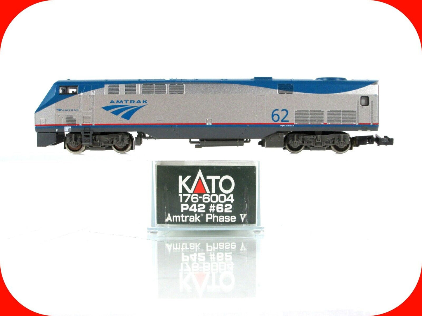 N Scale ***AMTRAK*** P42 Phase V #62 ----- Kato 176-6004, DCC Ready, **Read Desc