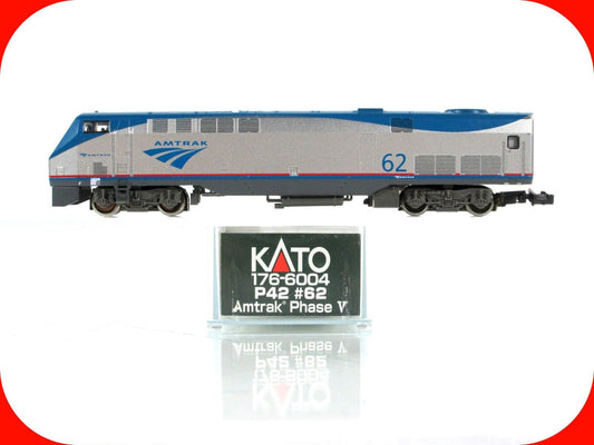 N Scale ***AMTRAK*** P42 Phase V #62 ----- Kato 176-6004, DCC Ready, **Read Desc