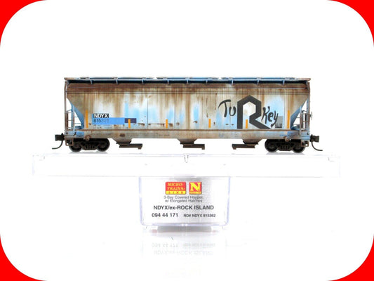 N Scale **NDYX ex-ROCK ISLAND** Weathered Hopper #815362 - Micro Trains 09444171