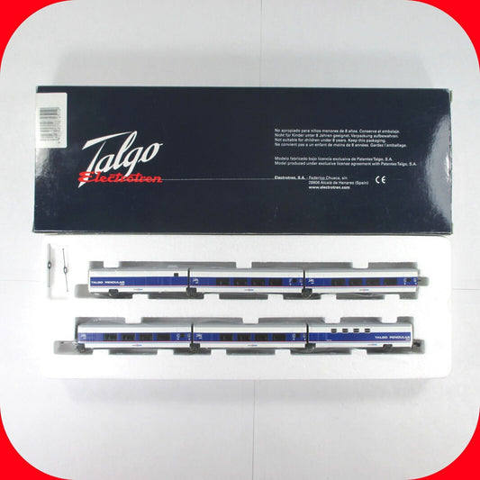 N Scale AMTRAK **TALGO PENDULAR** 200 Passenger 6-Car Set --- Electrotren 7251 K