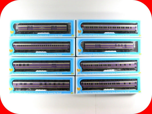 HO Scale ATLANTIC COAST LINE Heavyweight Passenger Car 8-Pack Set - IHC 49008