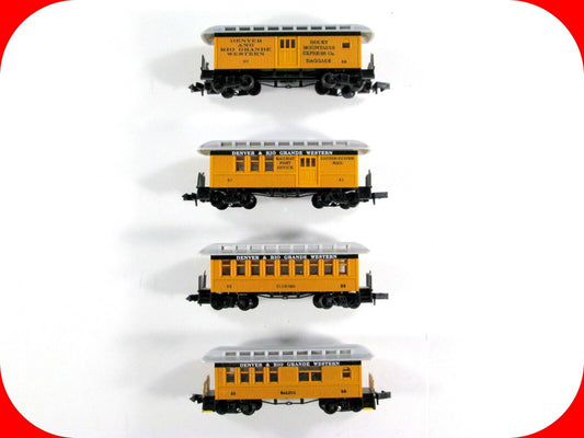 N Scale ***DENVER & RIO GRANDE WESTERN*** SILVERTON Overton 4-Pack -- Roundhouse