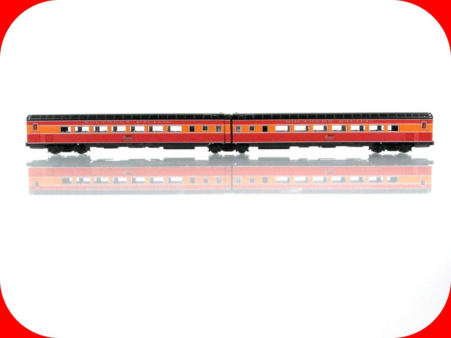 N Scale SOUTHERN PAC. MORNING DAYLIGHT Articulated Car #2459,2460 -Kato 106-6306