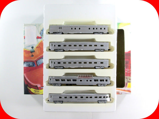N Scale NEW YORK CENTRAL Lightweight Passenger Car 5-Pack Set -- Con-Cor 5400021