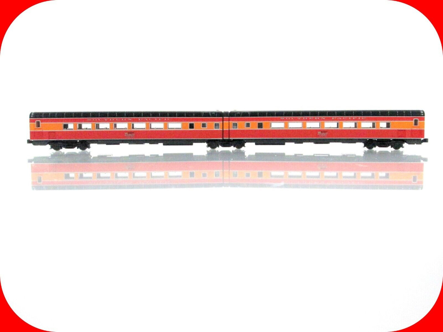 N Scale SOUTHERN PAC. MORNING DAYLIGHT Articulated Car #2465,2466 -Kato 106-6305