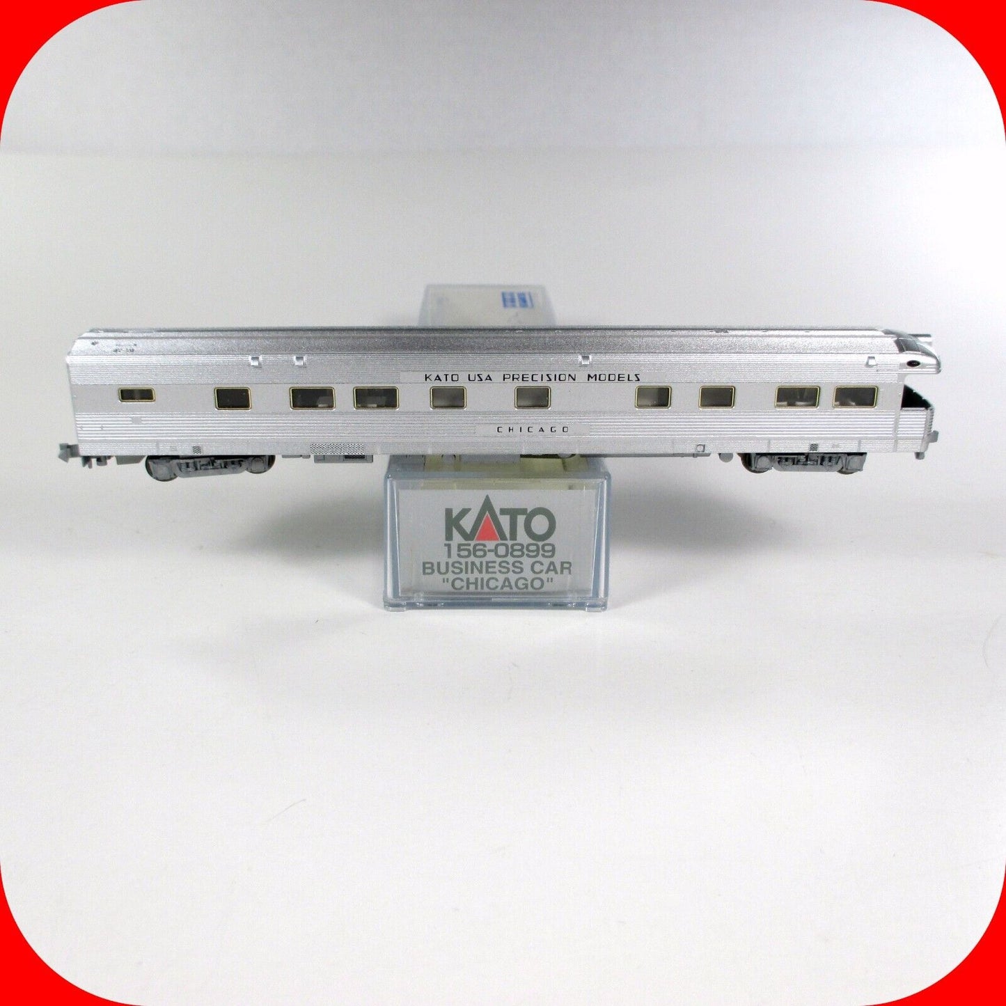 N Scale ***CHICAGO*** Business Passenger Observation Car ----- Kato USA 156-0899