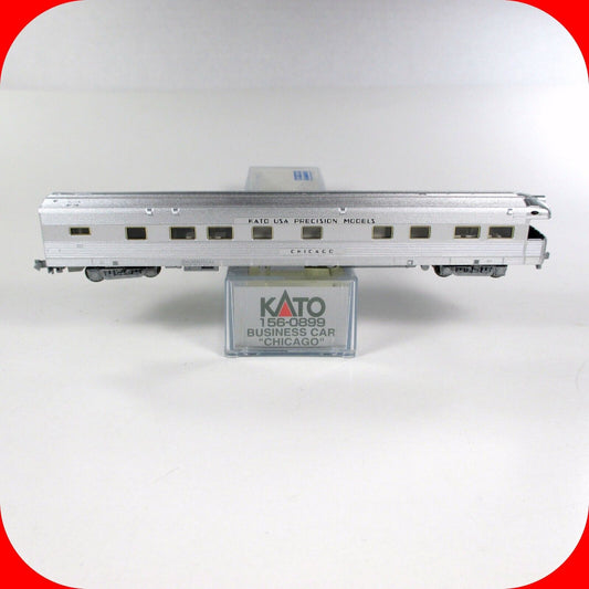 N Scale ***CHICAGO*** Business Passenger Observation Car ----- Kato USA 156-0899