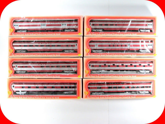 HO Scale FRISCO / SL-SF Lightweight Passenger Car 8-Pack Set - IHC 47878