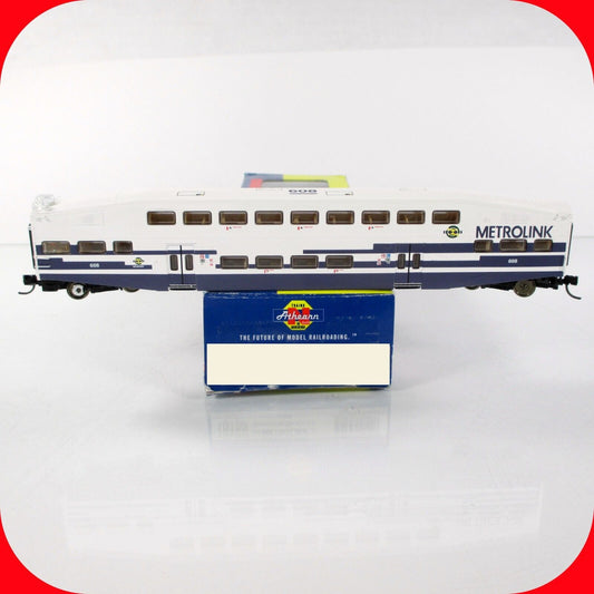 N Scale BOMBARDIER METROLINK Passenger Commuter Control Car #608 - Athearn 10120
