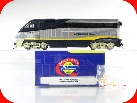 HO Scale **AMTRAK CALIFORNIA** Bombardier F59PHI Locomotive #2006 - Athearn 2607