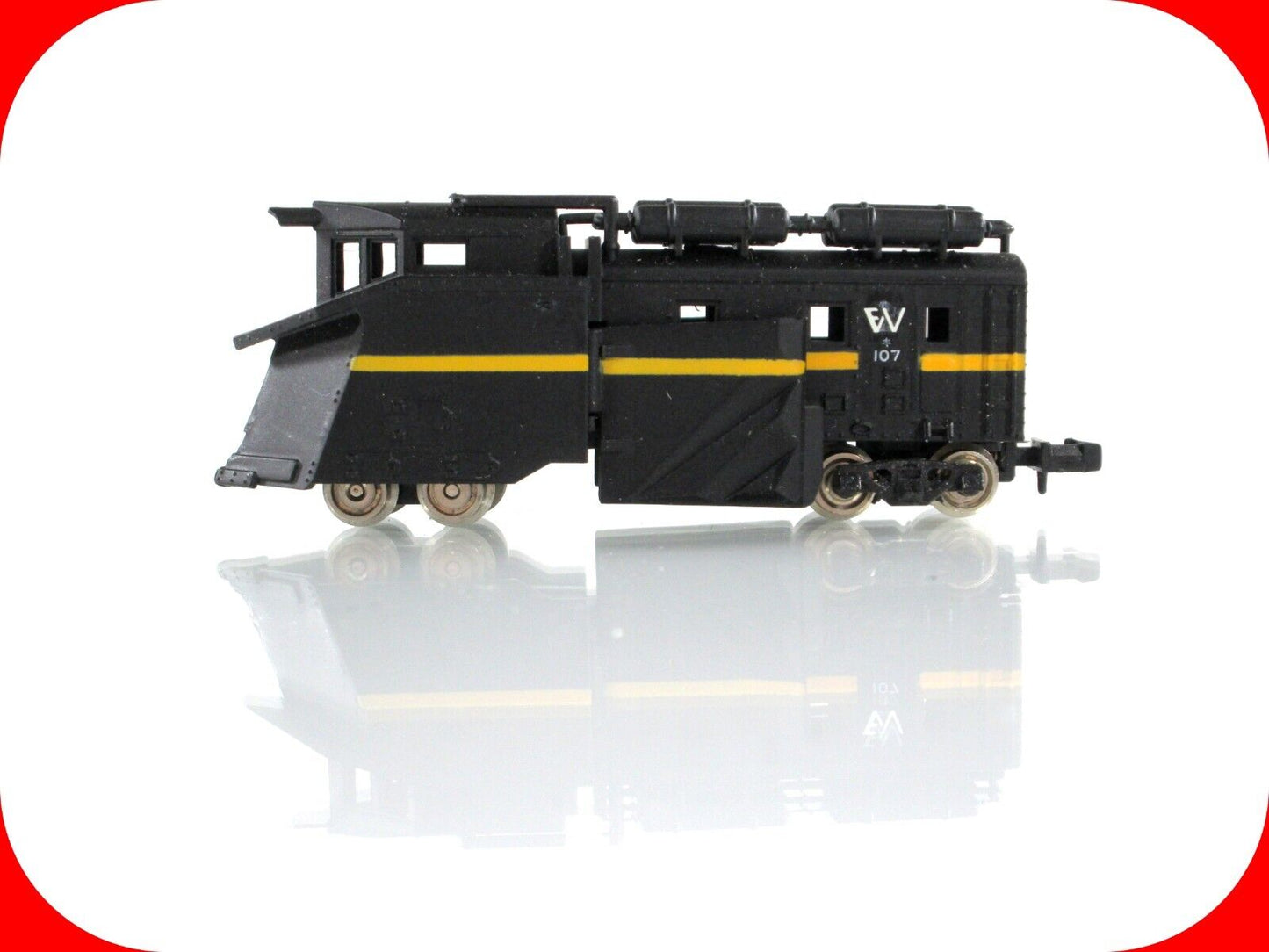N Scale JAPANESE NATIONAL RAILWAY - Snow Plow #107 - TOMIX 2721, KI-100 **RARE**