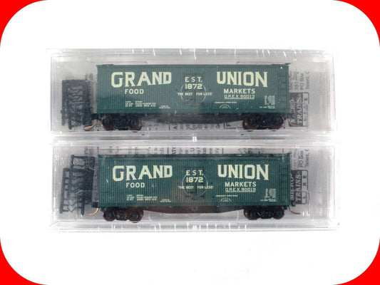 N Scale **GRAND UNION** 40' Reefer Set ---- Micro Trains / Eastern Seaboard 2803
