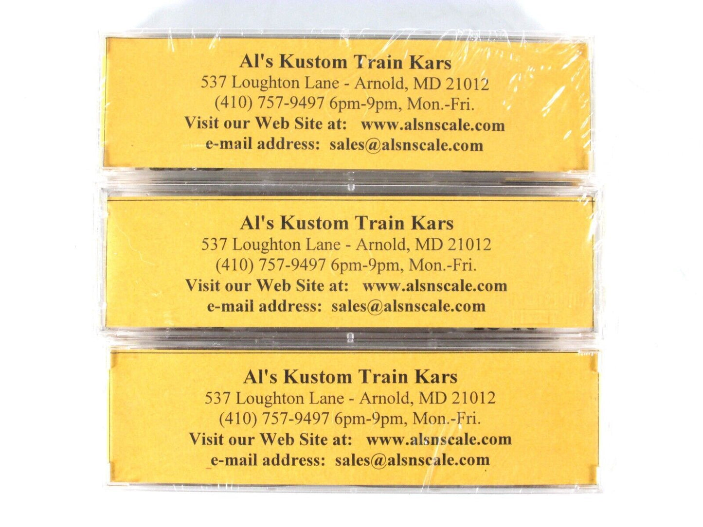 N Scale ***MILWAUKEE ROAD*** Box Car 3-Pack - Micro Trains / Al's Kustom ***RARE