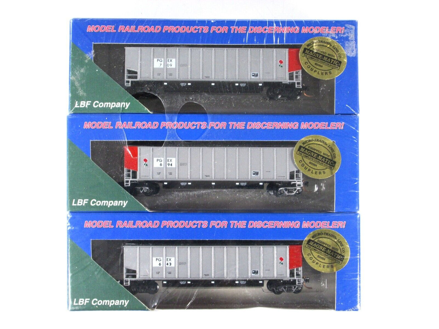 N Scale ***PORTLAND GENERAL ELECTRIC*** Twin-Tub Coalporter 6-Pack 2 -- LBF 5419