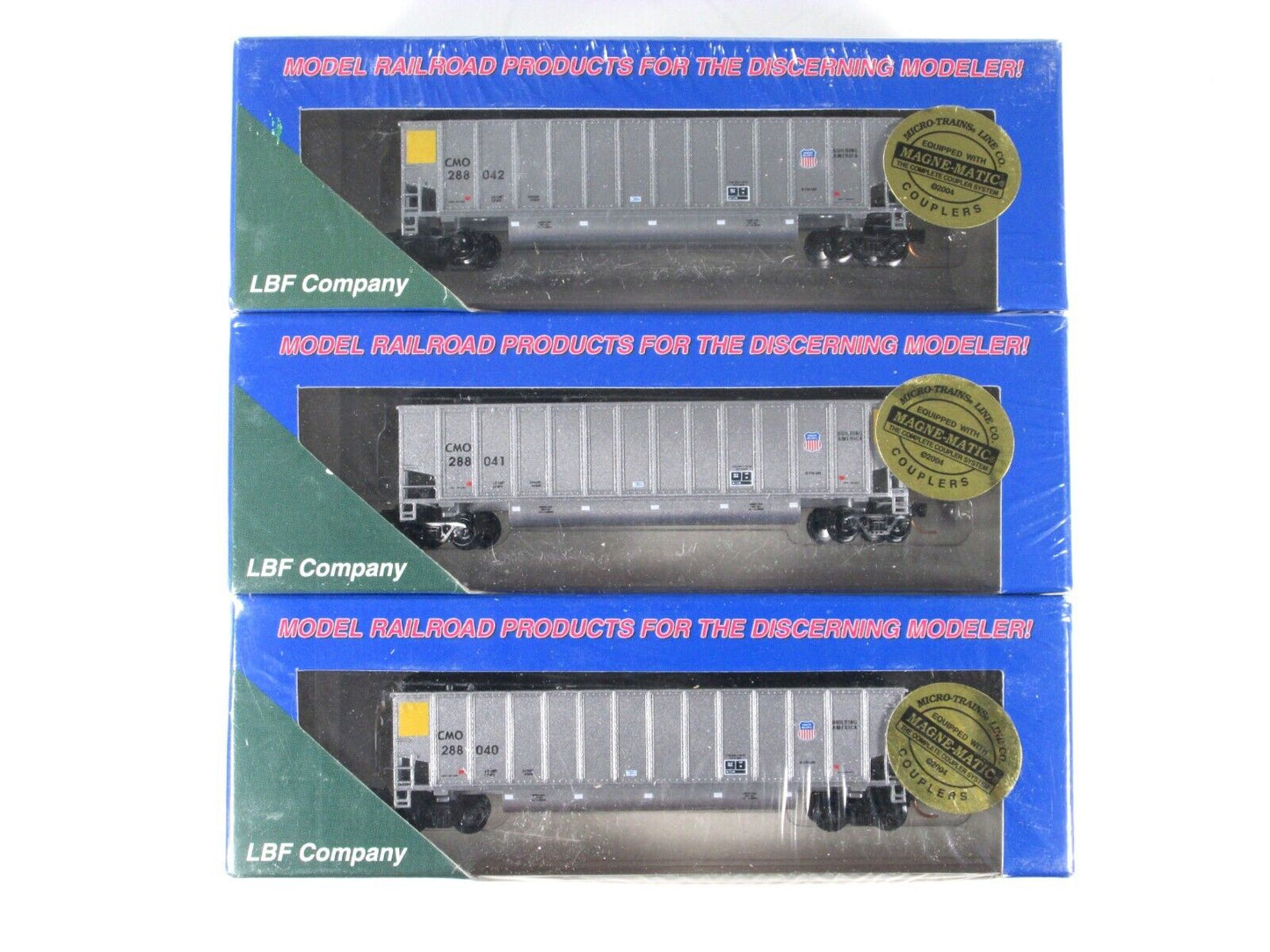 N Scale ***UNION PACIFIC / CMO*** Twin-Tub Coalporter 6-Pack Set 1 ---- LBF 5442