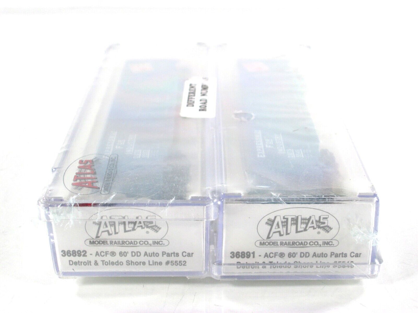 N Scale **DETROIT & TOLEDO SHORE** Auto Parts Box Car Set - Atlas 36891, 2 *RARE