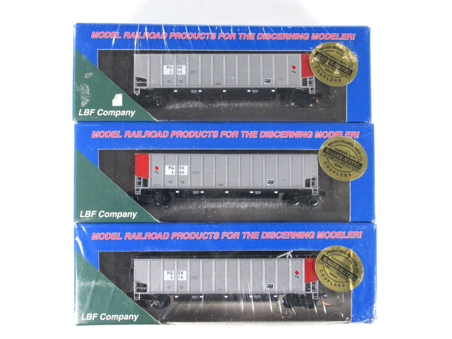 N Scale ***PORTLAND GENERAL ELECTRIC*** Twin-Tub Coalporter 6-Pack 1 -- LBF 5419