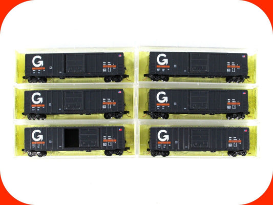 N Scale *MAINE CENTRAL GUILFORD* Box Car Set - Premiere Editions 2504, MTL *RARE