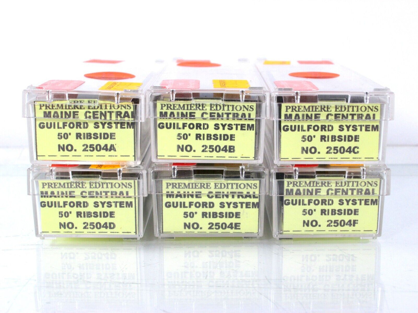 N Scale *MAINE CENTRAL GUILFORD* Box Car Set - Premiere Editions 2504, MTL *RARE