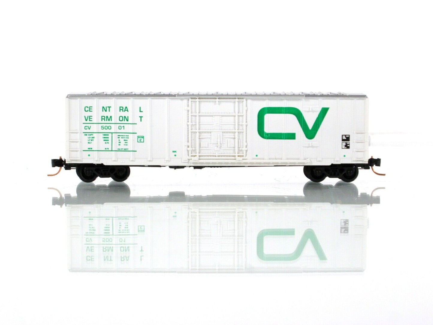N Scale **CENTRAL VERMONT** 50' Box Car Set - Premiere Editions 2459, MTL **RARE