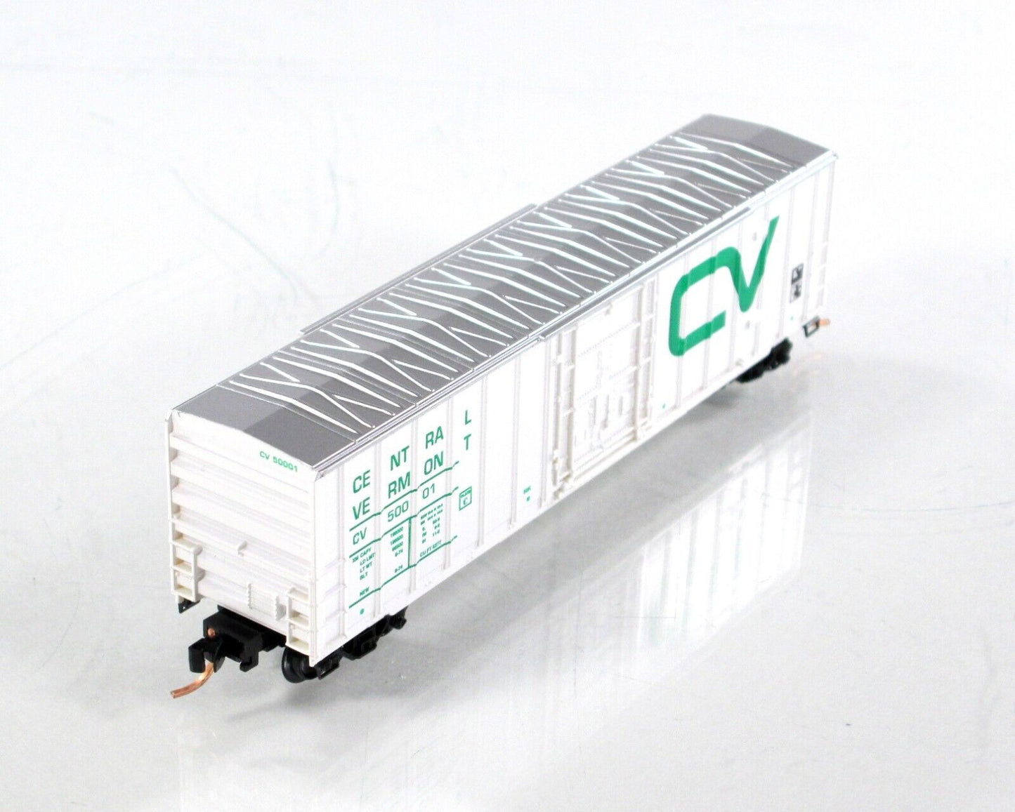 N Scale **CENTRAL VERMONT** 50' Box Car Set - Premiere Editions 2459, MTL **RARE