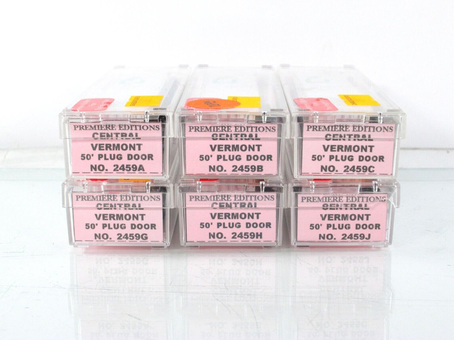 N Scale **CENTRAL VERMONT** 50' Box Car Set - Premiere Editions 2459, MTL **RARE